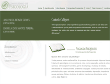 Tablet Screenshot of consultoriodepsicologia.com.br